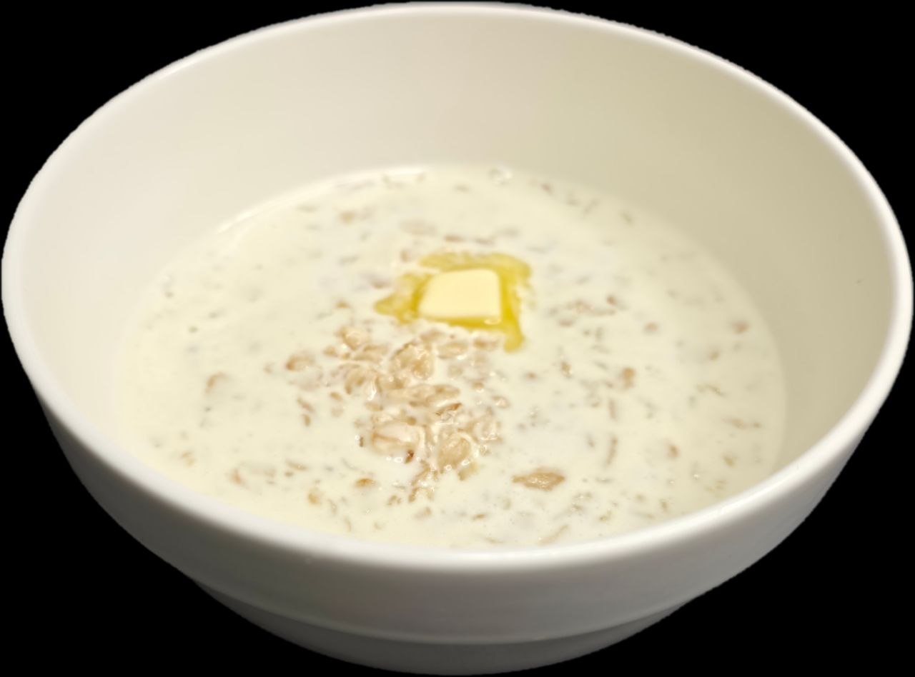 Каша овсяная на молоке