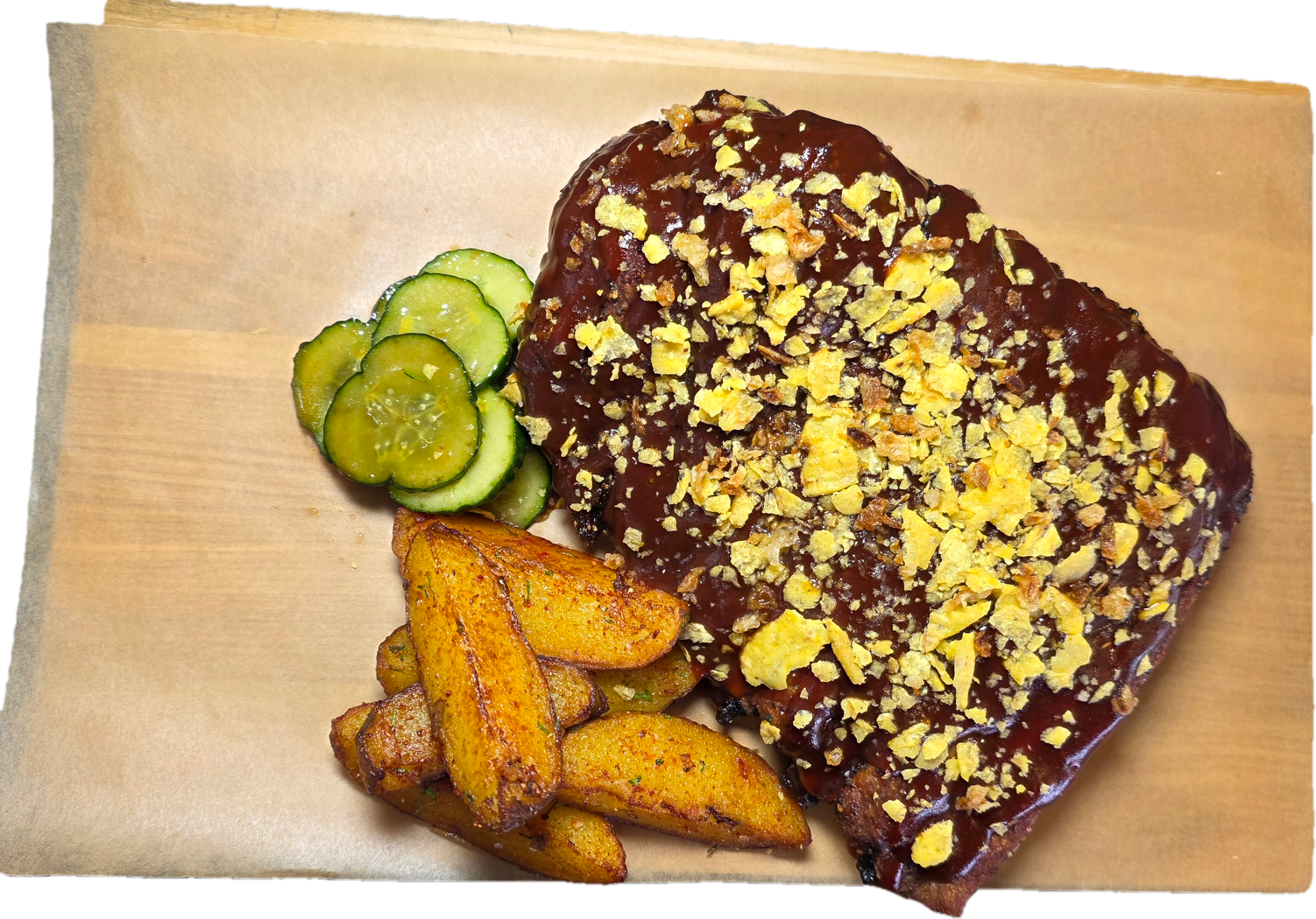 Свиные рёбра в соусе BBQ